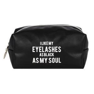 Image of As Black as my Soul Makeup Bag