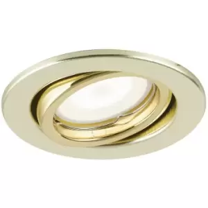 Image of Netlighting Matrix LED 3 Light Recessed Adjustable Downlight Gold 400lm 3000K 10