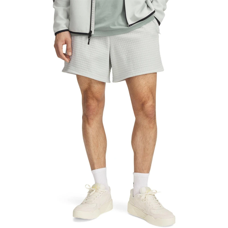 Image of Under Armour Mens Fleece Performance Gym Shorts Green male S