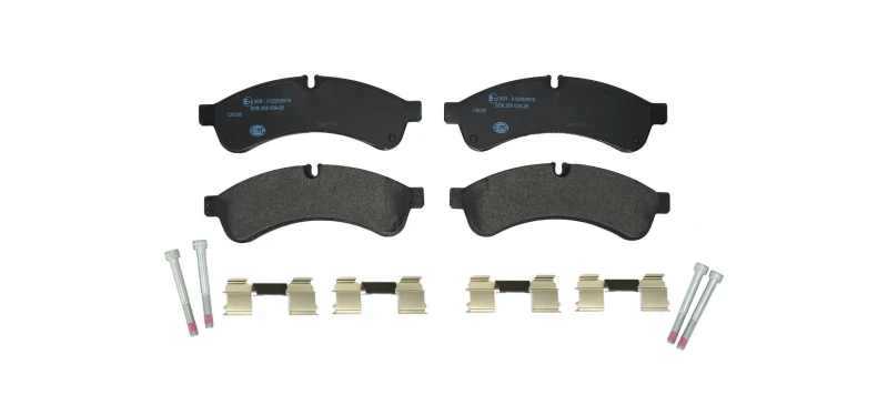Image of HELLA Brake pad set HELLA 8DB 355 039-251