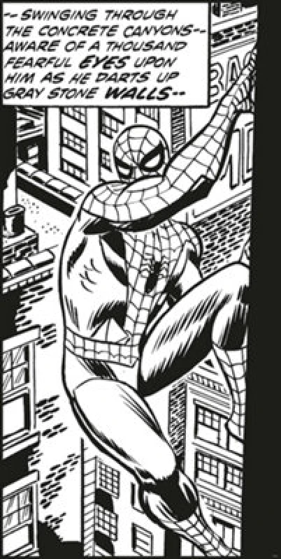 Image of Komar Marvel Spider-Man Classic Climb Wall Mural, 2M X 1M