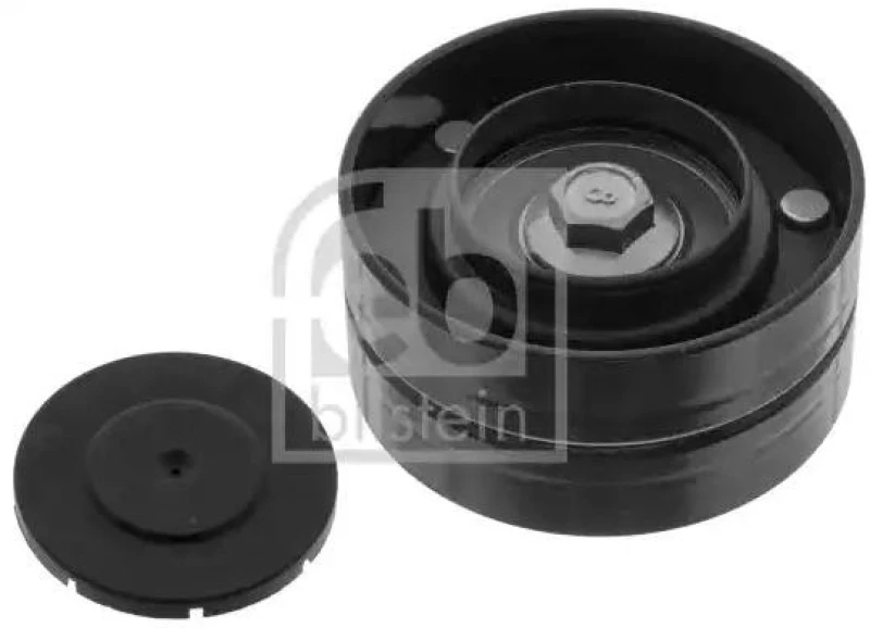 Image of FEBI BILSTEIN 100567 Idler Pulley with screw Metal Deflection/Guide Pulley,v-ribbed belt (312)