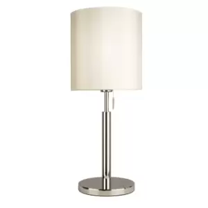 image of Chrome Contrast Stick Table Lamp