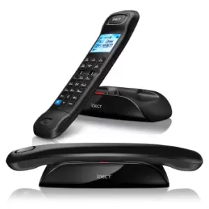 Binatone Loop Lite Cordless DECT Phone Twin - Black