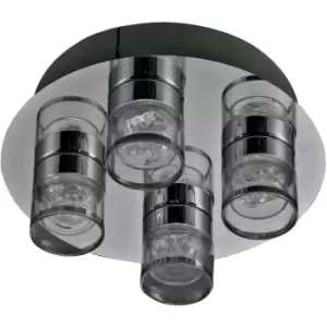 image of Netlighting Marc Modern 4 Light Shade Cluster Ceiling Light Led, 3000K - ITLHD-5