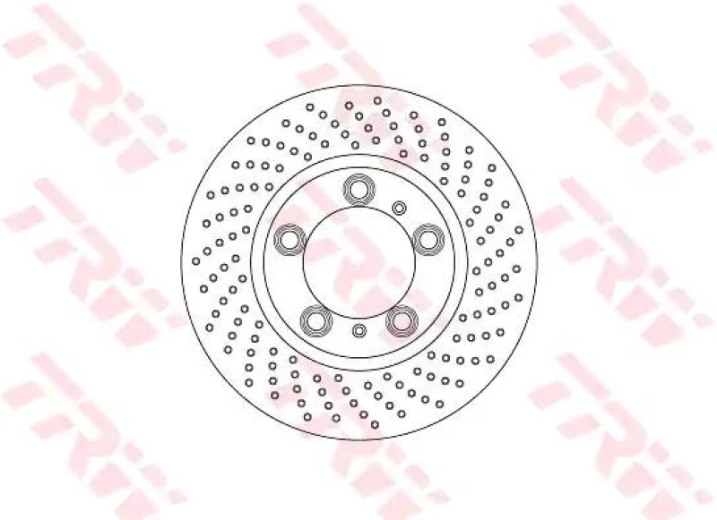 Image of Brake disc TRW DF6779S