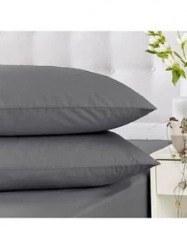 Image of Silentnight Silent Night Easy Care 180 Cotton Rich Pillowcase Pair