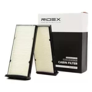 Image of RIDEX Pollen filter 424I0067 Filter, interior air,Cabin filter MITSUBISHI,Space Star (DG_A),CARISMA (DA_),Lancer VII Kombi (CS_W, CT_W)