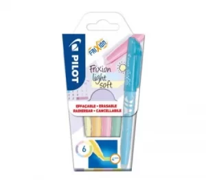 Image of Pilot Frixion Light Soft Erasable Pastel Highlighter PK