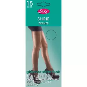 Image of Silky Womens/Ladies Shine Tights (1 Pair) (Large (42a-48a)) (Melon)