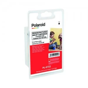 Image of Polaroid Canon CLI571XL Black Ink Cartridge
