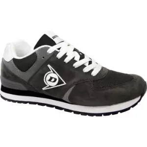Image of DUNLOP FLYING WING safety lace-up shoes, grey, 1 pair, size 44