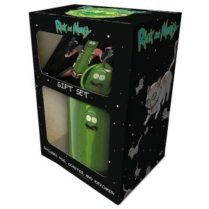 Image of Rick and Morty - Pickle Rick Mug, Coaster and Keychain Set