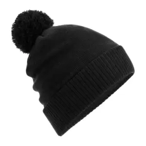 Image of Beechfield Water Repellent Snowstar Beanie (One Size) (Black)