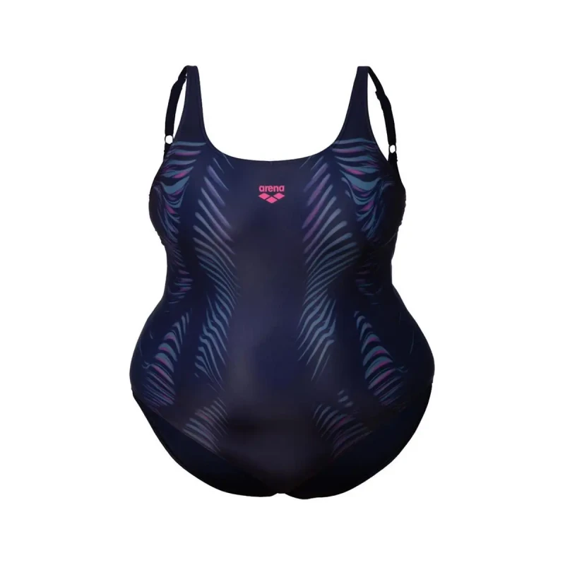 Image of Womens 1 Piece swimsuit Arena Imprint U Bleu Female 1X