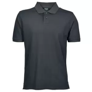 Image of Tee Jays Mens Heavy Pique Short Sleeve Polo Shirt (2XL) (Dark Grey)
