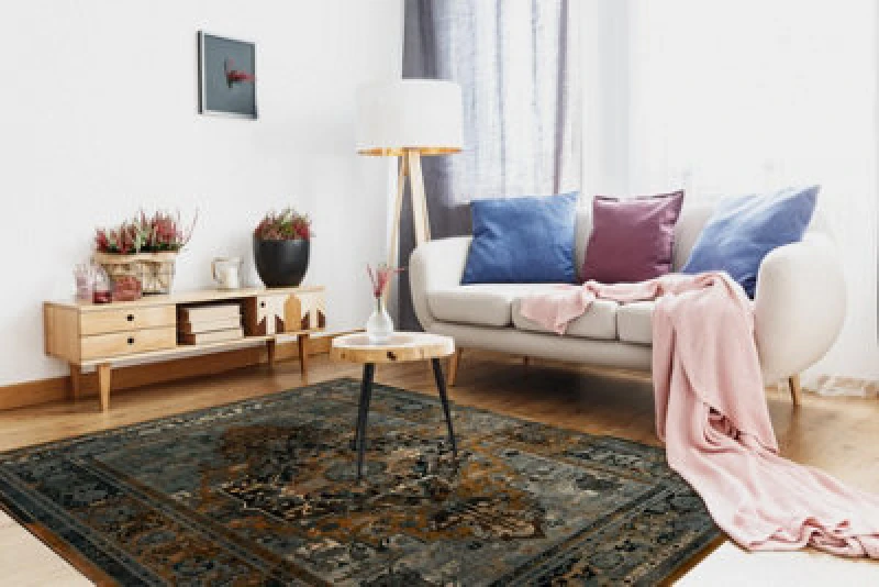 Image of RugsX Wool Polonia Rug in Beige Size: 200cm x 300cm Beige Unisex 200cm x 300 cm