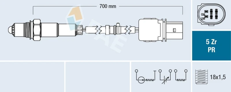 Image of FAE Lambda sensor FAE 75158