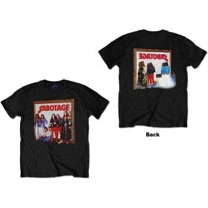 Image of Black Sabbath - Sabotage Unisex Large T-Shirt - Black