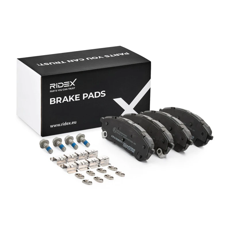 Image of RIDEX Brake pad set RIDEX 402B2058