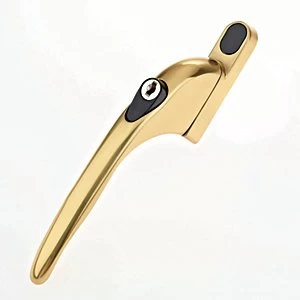 image of Yale P-YWHLCK40N-PB PVCu Window Handle - Brass