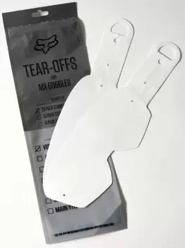 Image of FOX Airspace/Main VLS 20 Pck Youth Laminated Tear-Offs, clear, clear, Size One Size