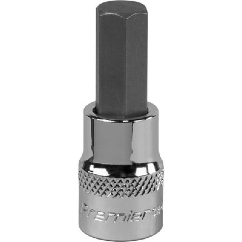 Image of Loops 10mm Forged Hex Socket Bit - 3/8" Square Drive - Chrome Vanadium Wrench Socket Multi
