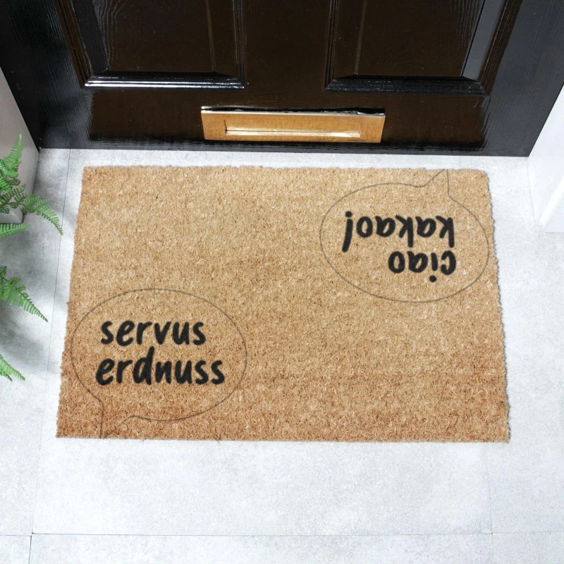 Image of Artsy Doormats Servus Erdnuss Doormat (60 X 40Cm)