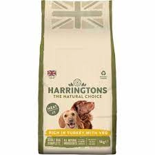 image of Harringtons Turkey and Vegetables Complete Dry Dog Food 5kg