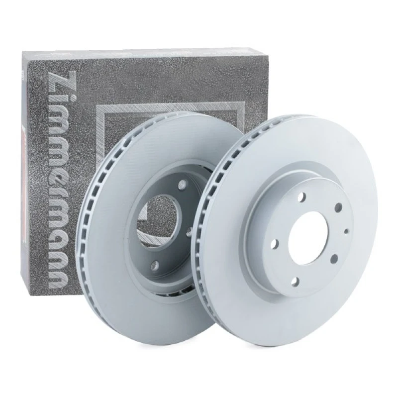 Image of ZIMMERMANN 370.3054.20 Brake disc Front Axle, internally vented, Coated Brake Disc (82)