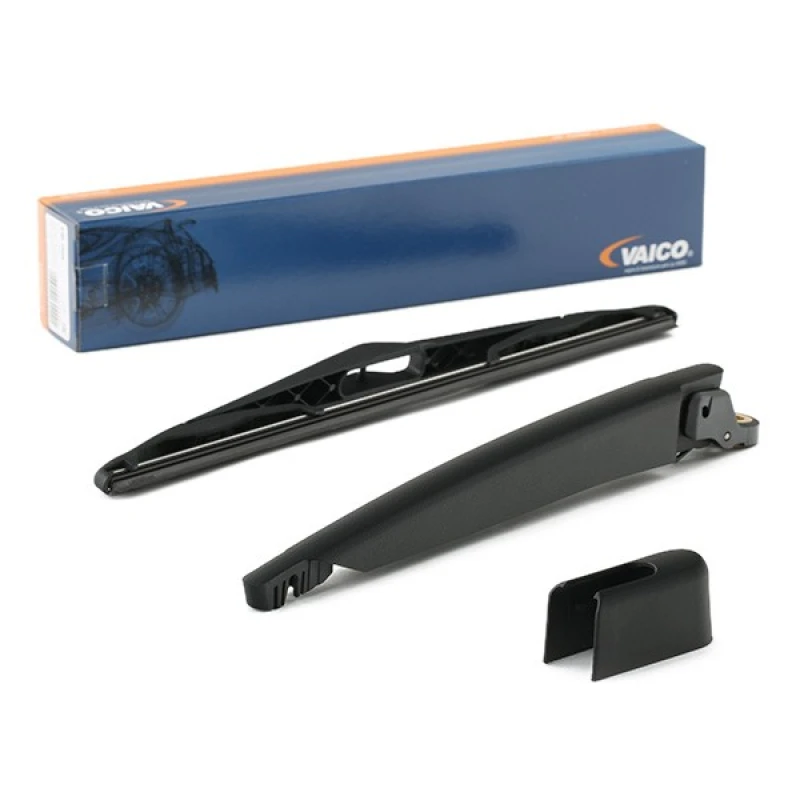 Image of VAICO V46-1711 Wiper Arm Set, window cleaning with integrated wiper blade, EXPERT KITS + PBT, GRP (Glass fibre Reinforced Plastic) Wiper Arm Set,windo