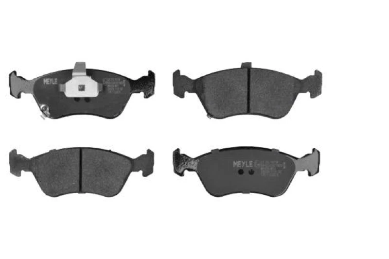 Image of MEYLE 025 219 7617/W Brake pad set Front Axle, with acoustic wear warning, Original Quality, with anti-squeak plate Brake Pad Set,disc brake (402)