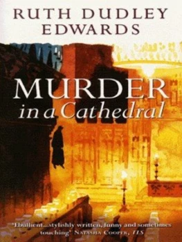 Image of Murder in a Cathedral by Ruth Dudley Edwards Paperback