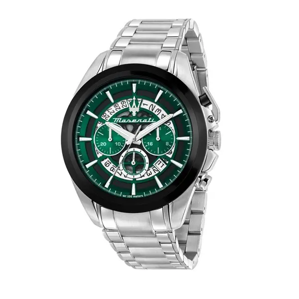 Image of Maserati R8873612060 Traguardo Chronograph Bracelet Watch - W81245