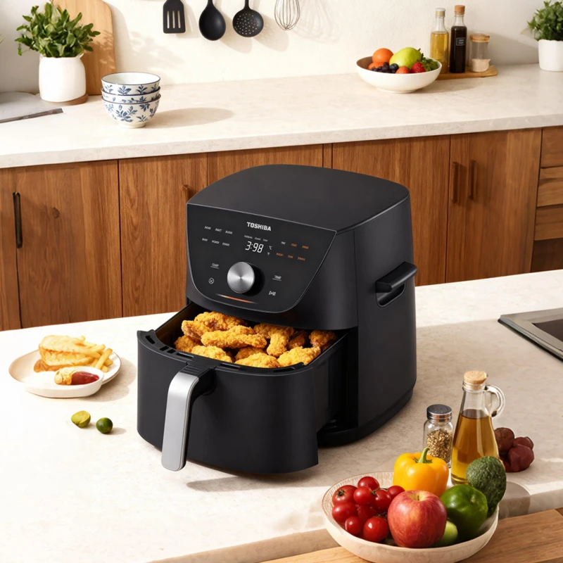 Image of Toshiba 7.4L Air Fryer with Touch Screen Black unisex One Size
