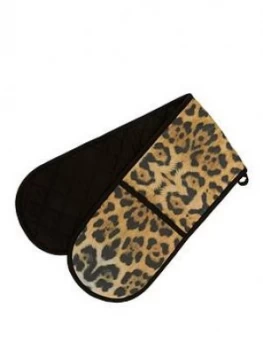 image of Premier Housewares Leopard Double Oven Glove