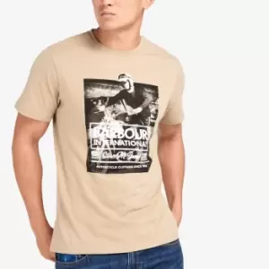 Image of Barbour International x Steve McQueen Morris Cotton T-Shirt - M