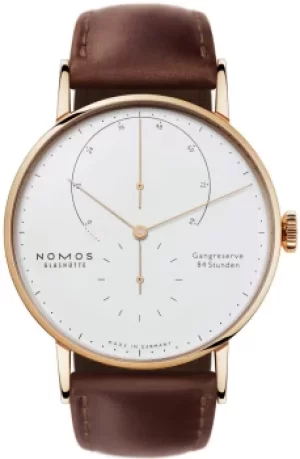 Image of Nomos Glashutte Watch Lambda Rose Gold Sapphire Crystal