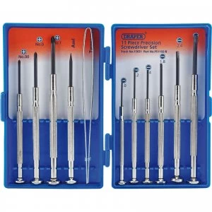 image of Draper 11 Piece Precision Screwdriver Set