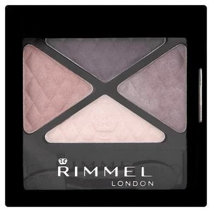 image of Rimmel Glam Eyes Quad Eyeshadow Smokey Purple 3 Multi