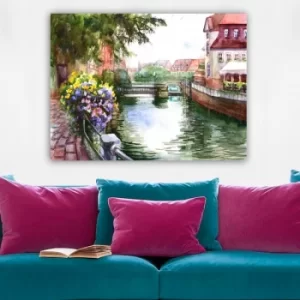 Image of 289659725_70100 Multicolor Decorative Canvas Painting