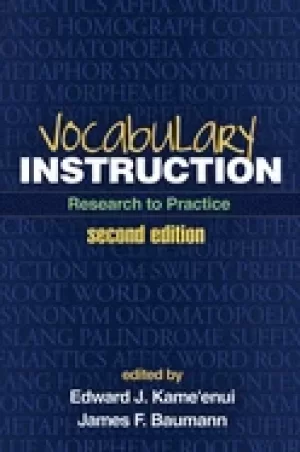 Image of vocabulary instruction second edition research to practice