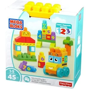 image of Mega Bloks Building Basics 123 Counting Bus