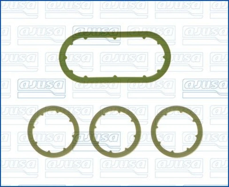Image of AJUSA Gasket Set, oil cooler AJUSA 77082200