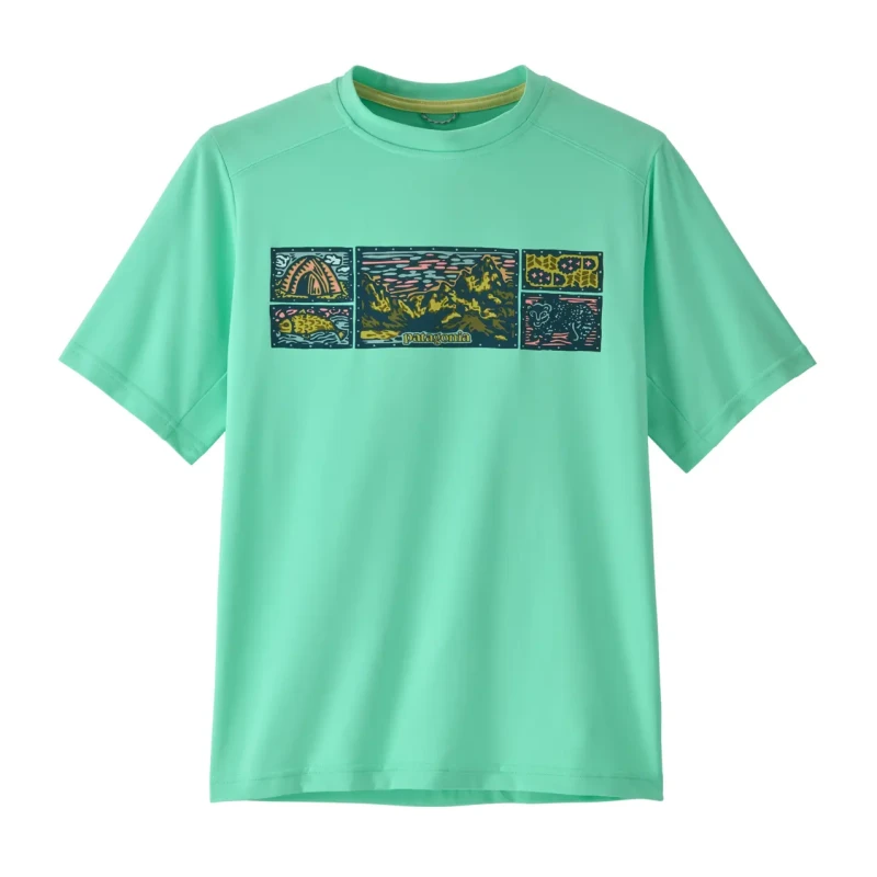 Image of Children's T-Shirt Patagonia Cap SW Vert Unisex 6 ans