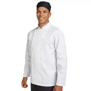 Image of Dennys Unisex Adults Budget Long Sleeve Chef Jacket (4XL) (White)
