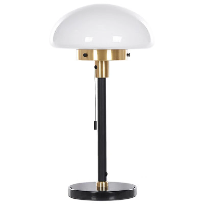 Image of Beliani Table Lamp Minija Metal Black