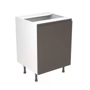 Image of KitchenKIT J-Pull 60cm Base Sink Unit - Gloss Graphite