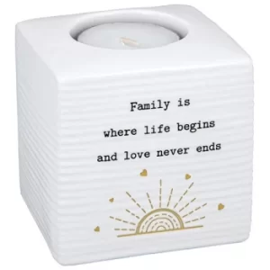 Image of Thoughtful Words Tealight Holder Family