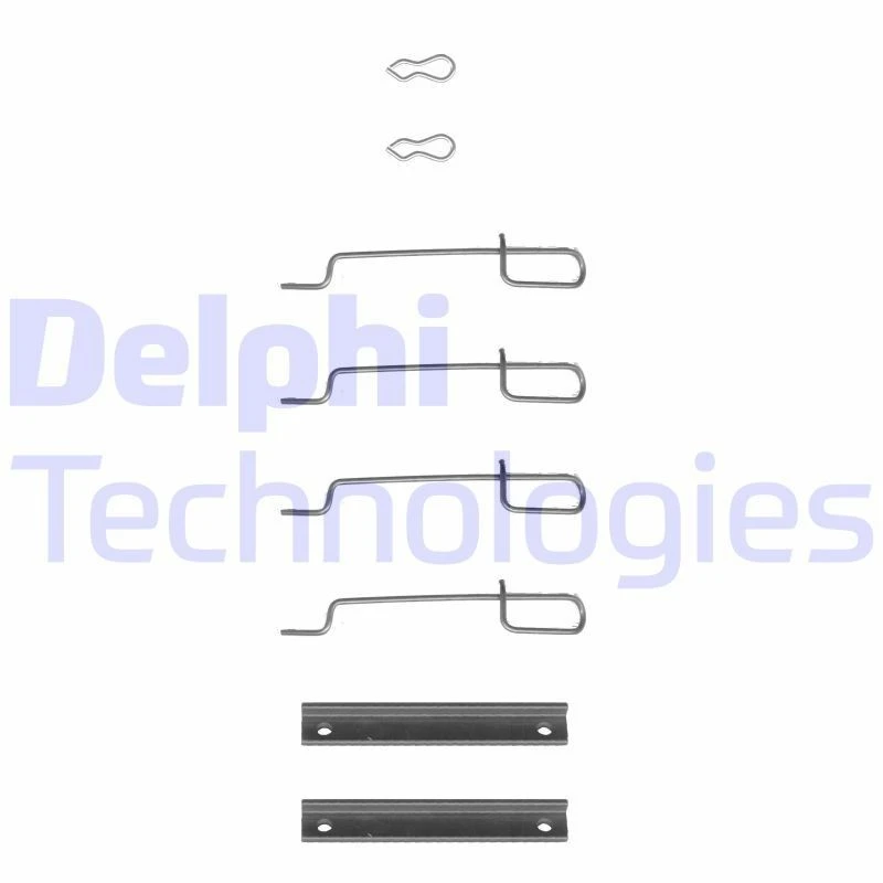 Image of DELPHI Brake pad fitting kit DELPHI LX0044